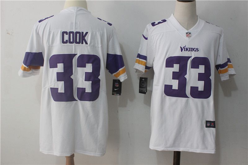 Men Minnesota Vikings #33 Cook White Nike Vapor Untouchable Limited NFL Jerseys->carolina panthers->NFL Jersey